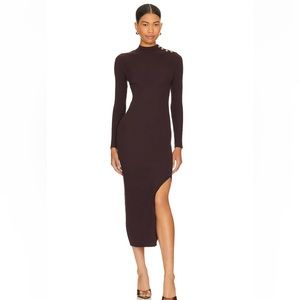 Naima Knit Dress in Cocoa by Heartloom